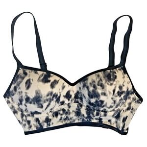 Victoria's Secret PINK Lace‎ Push Up Bralette XS White Black